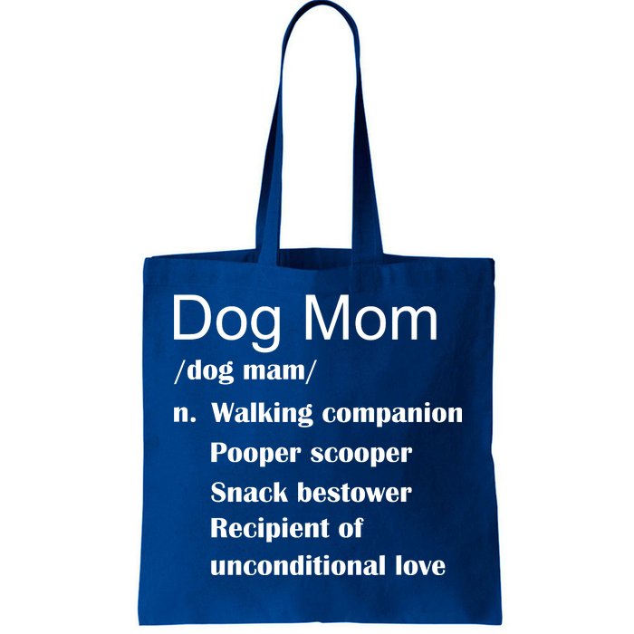 Dog Mom Definition Tote Bag