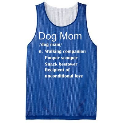 Dog Mom Definition Mesh Reversible Basketball Jersey Tank