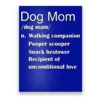 Dog Mom Definition Poster