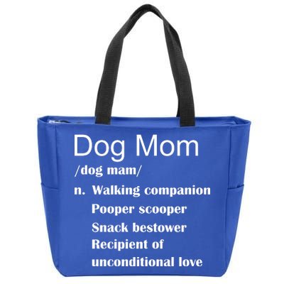 Dog Mom Definition Zip Tote Bag