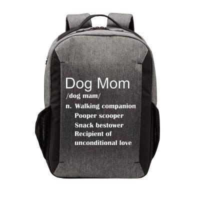 Dog Mom Definition Vector Backpack