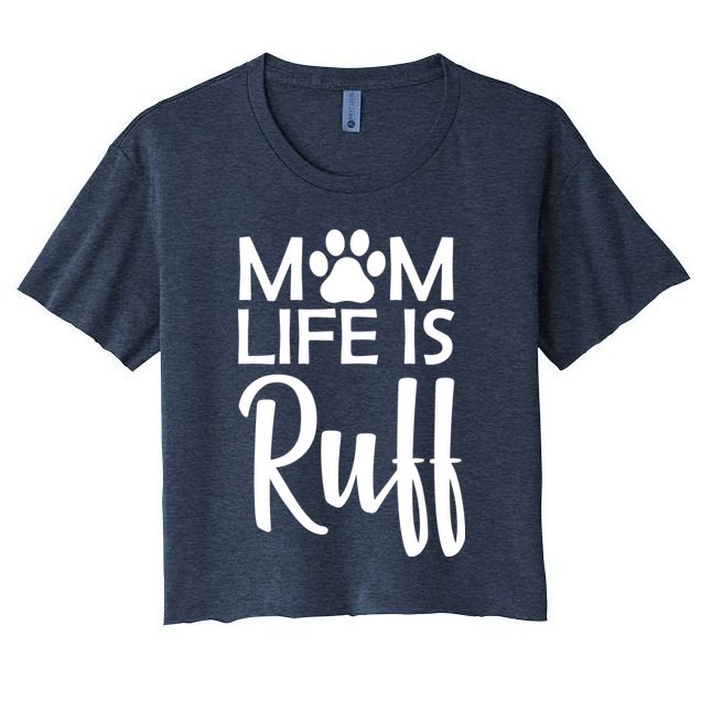 Dog Mom Life Is Ruff Crop Top