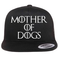 Dog Mom Mother Of Dogs Flat Bill Trucker Hat