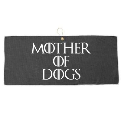 Dog Mom Mother Of Dogs Large Microfiber Waffle Golf Towel