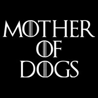 Dog Mom Mother Of Dogs Women's V-Neck T-Shirt