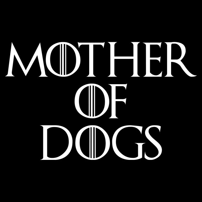 Dog Mom Mother Of Dogs Women's V-Neck T-Shirt
