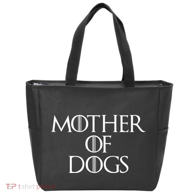 Dog Mom Mother Of Dogs Zip Tote Bag