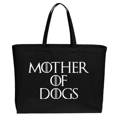 Dog Mom Mother Of Dogs Cotton Canvas Jumbo Tote