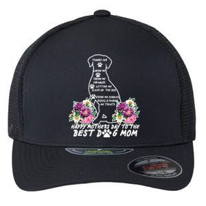 Dog Mom Mothers Day Flexfit Unipanel Trucker Cap