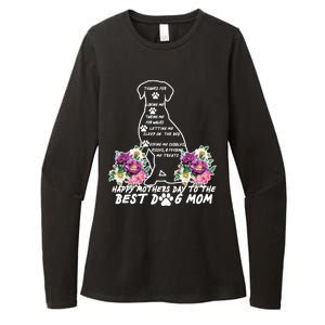 Dog Mom Mothers Day Womens CVC Long Sleeve Shirt