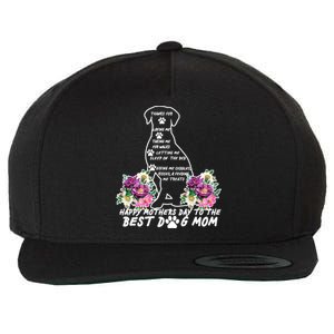 Dog Mom Mothers Day Wool Snapback Cap