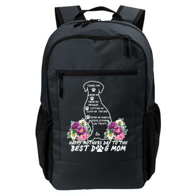 Dog Mom Mothers Day Daily Commute Backpack