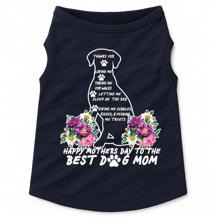 Dog Mom Mothers Day Doggie Tank