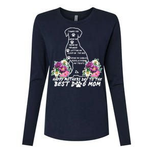 Dog Mom Mothers Day Womens Cotton Relaxed Long Sleeve T-Shirt