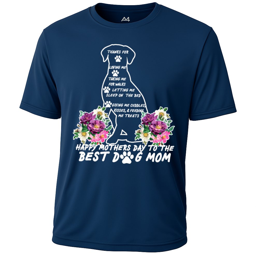Dog Mom Mothers Day Cooling Performance Crew T-Shirt
