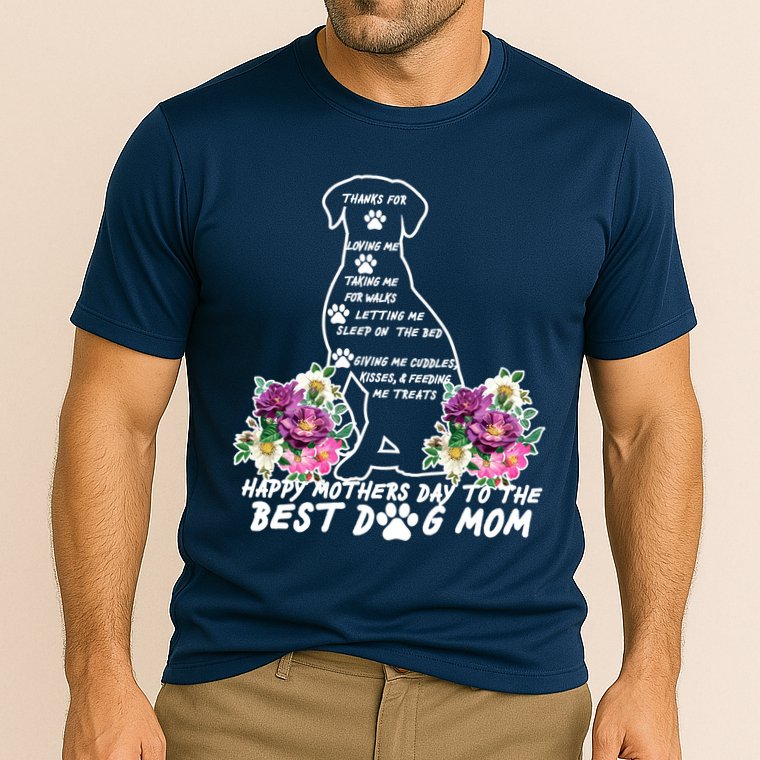 Dog Mom Mothers Day Cooling Performance Crew T-Shirt