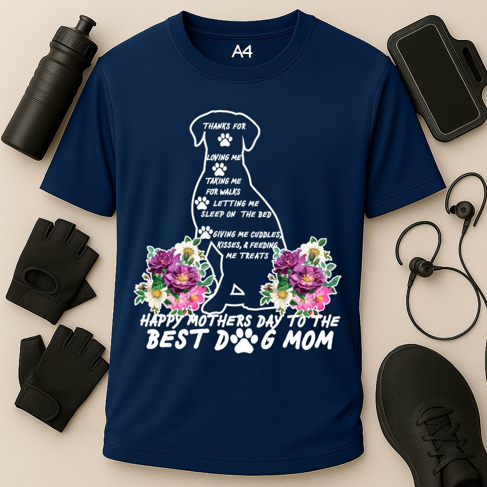 Dog Mom Mothers Day Cooling Performance Crew T-Shirt