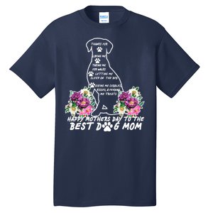 Dog Mom Mothers Day Tall T-Shirt