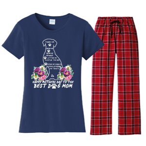 Dog Mom Mothers Day Women's Flannel Pajama Set