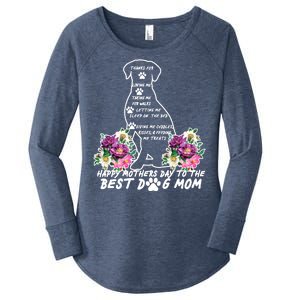 Dog Mom Mothers Day Women's Perfect Tri Tunic Long Sleeve Shirt