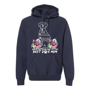 Dog Mom Mothers Day Premium Hoodie