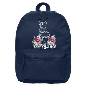 Dog Mom Mothers Day 16 in Basic Backpack