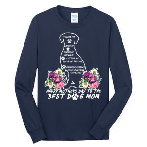 Dog Mom Mothers Day Tall Long Sleeve T-Shirt