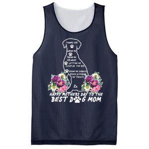 Dog Mom Mothers Day Mesh Reversible Basketball Jersey Tank