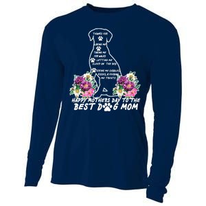 Dog Mom Mothers Day Cooling Performance Long Sleeve Crew