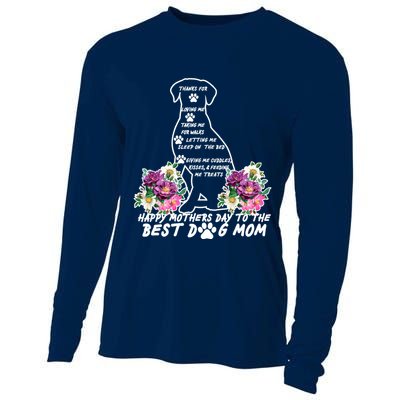 Dog Mom Mothers Day Cooling Performance Long Sleeve Crew