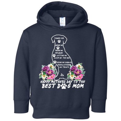 Dog Mom Mothers Day Toddler Hoodie