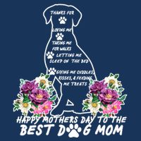 Dog Mom Mothers Day Toddler T-Shirt