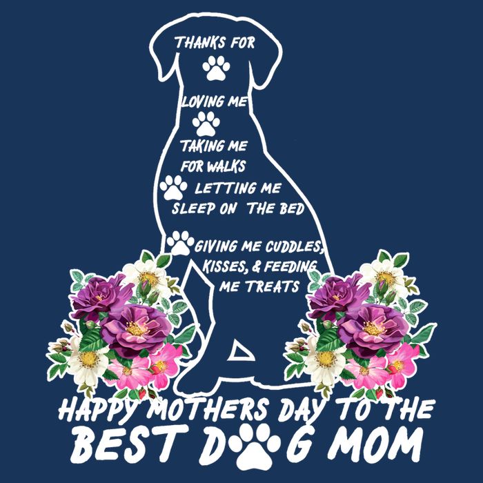Dog Mom Mothers Day Toddler T-Shirt