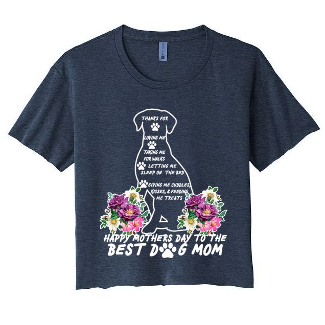 Dog Mom Mothers Day Crop Top