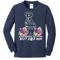 Dog Mom Mothers Day Kids Long Sleeve Shirt