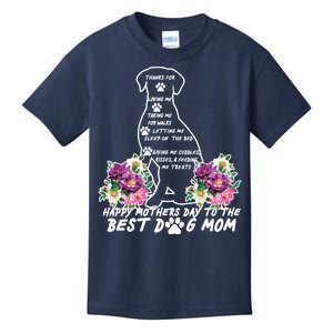 Dog Mom Mothers Day Kids T-Shirt