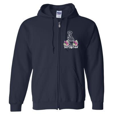 Dog Mom Mothers Day Full Zip Hoodie