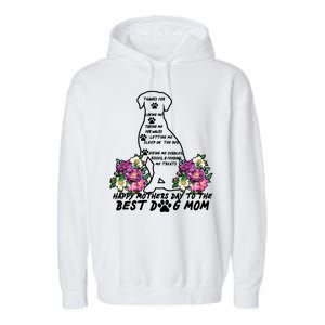 Dog Mom Mothers Day Garment-Dyed Fleece Hoodie