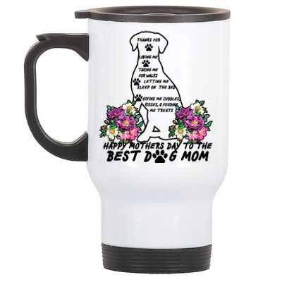 Dog Mom Mothers Day Stainless Steel Travel Mug