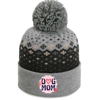 Dog Mom Paw The Baniff Cuffed Pom Beanie