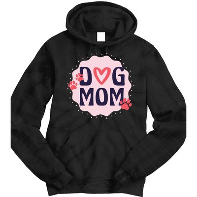 Dog Mom Paw Tie Dye Hoodie