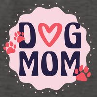 Dog Mom Paw Vector Backpack