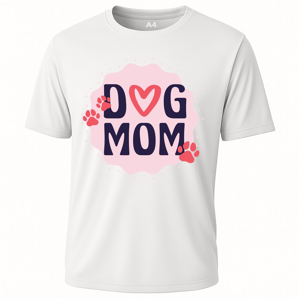 Dog Mom Paw Cooling Performance Crew T-Shirt
