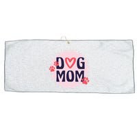 Dog Mom Paw Large Microfiber Waffle Golf Towel