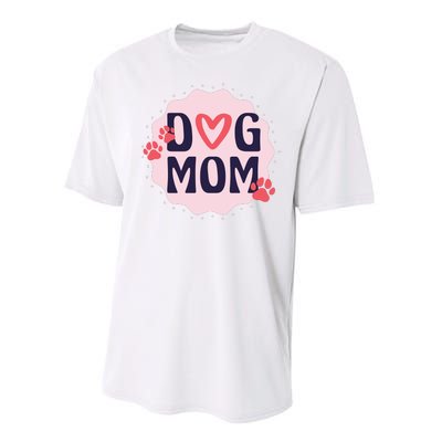 Dog Mom Paw Performance Sprint T-Shirt