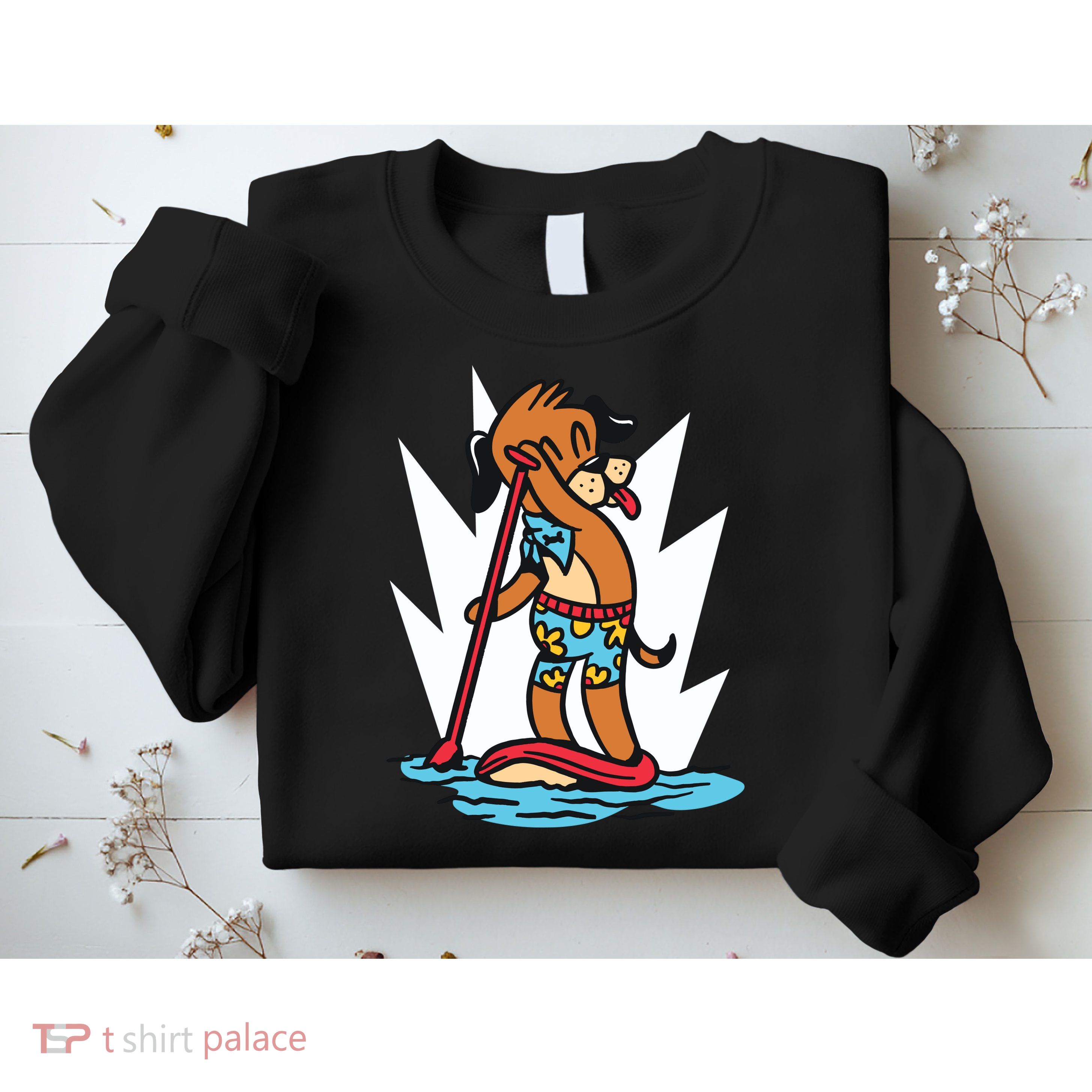 Dog Paddle Boarding Sweatshirt