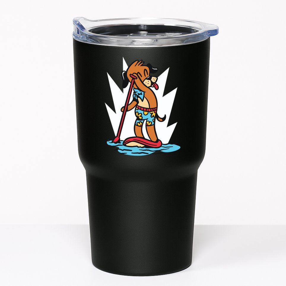 Dog Paddle Boarding Tumbler