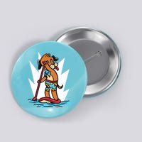 Dog Paddle Boarding Button