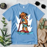 Dog Paddle Boarding Premium T-Shirt