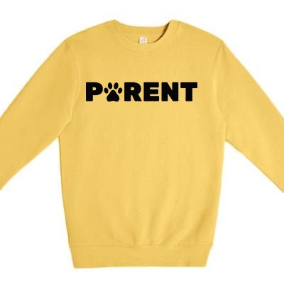 Dog Parent Pet Premium Crewneck Sweatshirt